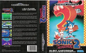 Sonic 1 2 3 3D UK PAL US Sega Megadrive insert art de remplacement étui pour boîte - Photo 1/1