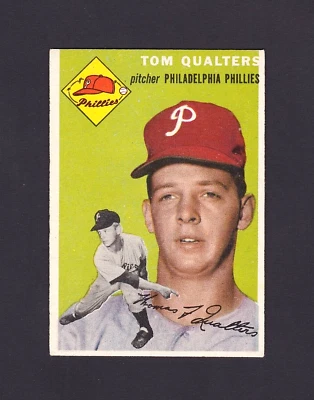 1954 Topps #174 Tom Qualters [RC] [EX/MT] (2) - Image 1 of 2