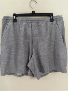 Lululemon Men’s XXL Grey Heather Pace Breaker Linerless Short 7” 34-38W - Picture 1 of 8