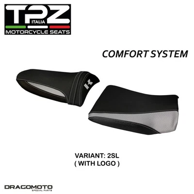 Estofamento de assento KAWASAKI Z 1000 2003-2006 KWZ736P1C-2SL-3 TPZ prata CONFORTO... - Imagem 1 de 4