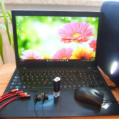 Lenovo L590 POWER ThinkPad 15 Zoll FULLHD l Windows 11 PRO SSD l 8GB RAM i5 8GEN - Bild 1 von 4