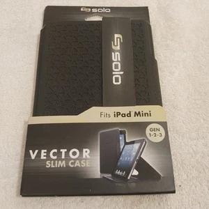 **Free Shipping** NEW Solo Vector Slim Case Fits iPad Mini Generation 1 - 2 - 3 - Picture 1 of 2