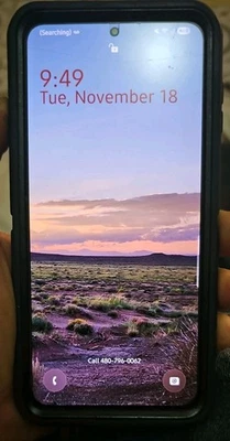 Used Samsung Galaxy S21+ 128gb Phantom Black SM-G996U Unlocked Smartphone - Image 1 of 3