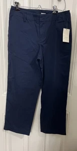NWT A New Day Women's Navy 8 R Stretch Elastizado Dress Pants Straight Leg - Picture 1 of 11