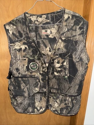 Mossy Oak CAMO  NWTF Turkey Vest Shadow Leaf Camo Hunting XXL VEST(B76) - Image 1 of 4