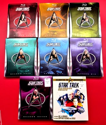 Star Trek: The Next Generation Season 1  - 7 (Blu-ray) 4 Movie Collection Lot - Image 1 of 4