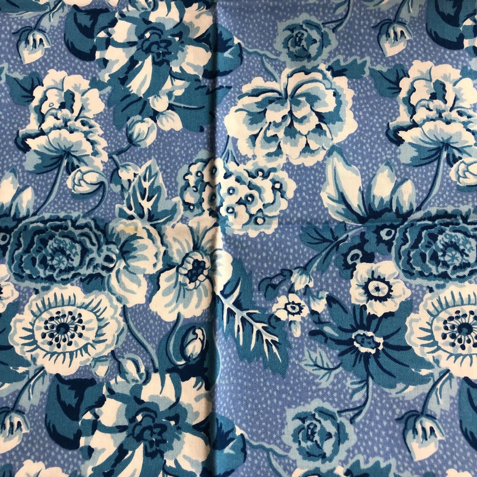 KAFFE FASSETT  "MINTON " BLUE GP63  18” X 22” original issue - Image 1 of 1