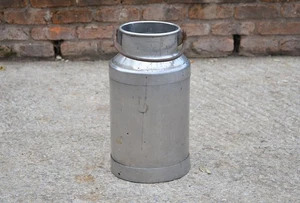 Vintage old stainless steel milk churn milkchurn milking pot 20L - FREE POSTAGE - Picture 1 of 9