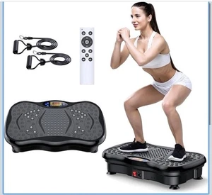 Vibration Plate Exercise Machine, Multiple Speeds with Bluetooth & Remote - Picture 1 of 5