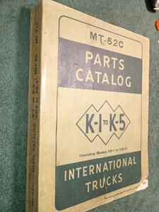 1941-1949 INTERNATIONAL TRUCK PARTS CATALOG / ORIG IH MT-52C BOOK KB-1 THRU KB-5 - Picture 1 of 13