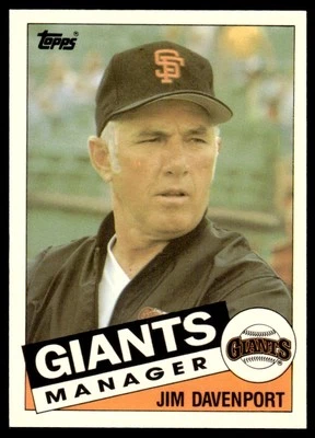 1985 Topps Traded Tiffany Jim Davenport San Francisco Giants #27T - Image 1 of 2