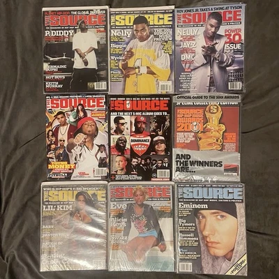 Rare Source Magazine Lot of 9: Eminem, Drake, Lil Wayne, Nikki Minaj and more - Image 1 of 4