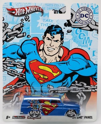GMC Panel Superman DC Comics Originals 1964 Hot Wheels - V6810 NRFP 2011 azul Foto 1 de 4