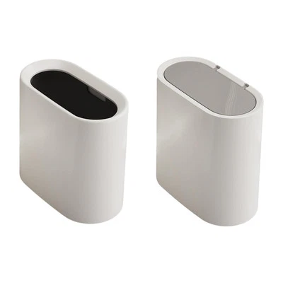 Slim Garbage Can Simple Bathroom Trash Can for Entryway Toilet Bedroom - Image 1 of 2