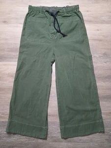 Pilcro The Pilot Pants Women's Med army Green Wide Leg Bohemian Anthropologie - Picture 1 of 9