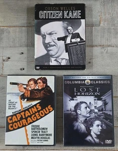 Classics 3-DVD Lot Citizen Kane / Lost Horizon / Captains Courageous - Picture 1 of 8