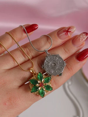 Collar giratorio Anastasia Together in Paris, collar de flor de cristal para mujer Foto 1 de 4