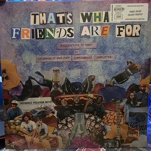 Saturdays at Your Place 'That's What Friends Are For' Blue Colored Vinyl NEW - Picture 1 of 3