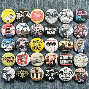 BEASTIE BOYS 80er 90er Musik 1,5" Pinback Buttons Rap Hip Hop Punk Rock 30 Pins - Bild 1 von 9