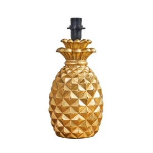 Pineapple Table Lamp Light Base Living Room Bedroom Modern Gold Reading Lighting - Picture 1 of 9