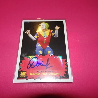 RARE 2012 Topps Heritage WWE Doink the Clown Auto Card - Image 1 of 4