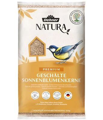 Natura Premium Wildvogelfutter Sonnenblumenkerne schalenfrei Ganzjahresfutter... - Bild 1 von 4