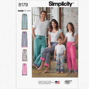 SnuggleStitch Pajama Pants Pattern: Easy Sew for Kids, Teens & Adults (XS-XL) - Picture 1 of 6
