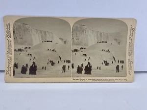 Photo 1902 Stereo Vintage Albumen by Underwood & Underwood "Niagara Falls"  - Picture 1 of 3