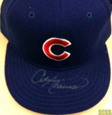 Andre Dawson Signed Cubs Hat Cap JSA Auto New Era 7 3/8 - Image 1 of 4