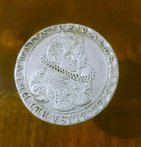 1618 PAÍSES BAJOS ESPAÑOLES ~ BRABANTE ~ DUCATON ~ ALBERT & ELIZABETH EXTREMADAMENTE FINO - Imagen 1 de 2