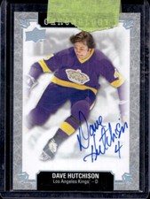 2018-19 Upper Deck Chronology Dave Hutchison Franchise History Auto #FH-LA-DH
