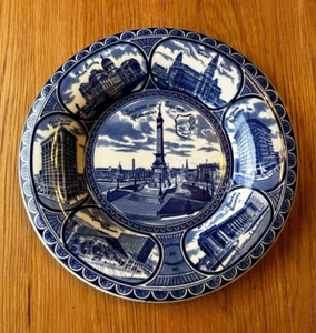 Antique Souvenir Bosselmann (Ridgeway) Indianapolis IND Plate 10" - Picture 1 of 5