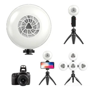 LED Selfie Light 10W With Tripod Phone Holder Stand For Makeup Live Stream SANSI - Picture 1 of 21