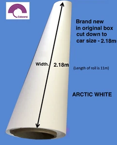 Colorama Background Paper Car Size 2.18m x 11m Arctic White Brand new in box - Picture 1 of 2