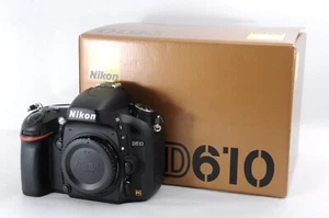 Cuerpo de cámara digital Nikon D610 24,3 MP solo 51 disparos de Japón [excelente como nuevo] - Imagen 1 de 16