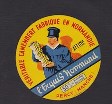  Ancienne étiquette Fromage France BN126271 Camembert Normandie L'esquis  
