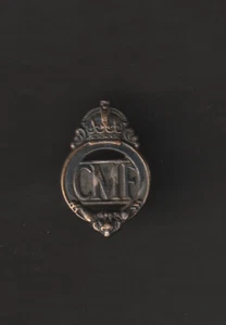 Post WW2 CMF lapel badge with Kings Crown dated 1950 scarce - Picture 1 of 2