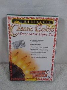 Classic Colors Decorator Light Set - 50 Indoor Super Bright - Picture 1 of 2