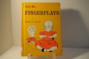Lets Do Fingerplays, Marion F Grayson, Vintage Children HC How to book 1963 - Bild 1 von 3
