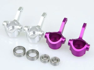 GTB CNC Aluminum Front Steering C Hubs for 1:10 RC Car HPI MT2 RS4 3 evo nitro - Picture 1 of 4