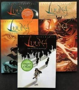 EO Luuna Lot T1 to 5 in EO + stickers + ex-libris (Kéramidas) (New) - Picture 1 of 1