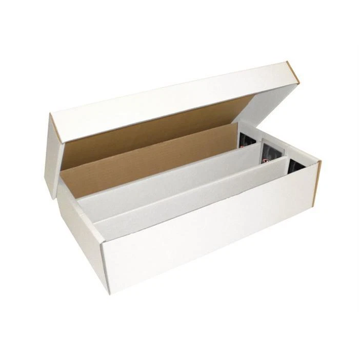2-PACK BCW* Super Shoe Storage Box (3000 CT) Holds 600+ Top Loads Sports Cards - Image 1 of 4