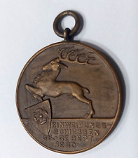 Niemcy Lippe 1920 Medal Strzelecki Unc Copper Stag 