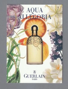 Carte publicitaire format carte postale - Aqua Allegoria de Guerlain recto verso - Picture 1 of 2