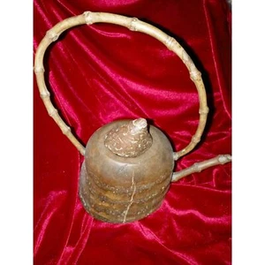 Unique Wooden Burl Beehive Teapot Wood Tea Pot Kettle Folk Art 11" - Picture 1 of 15