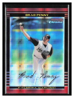 2002 Bowman Chrome X-fractor #41 Brad Penny - Image 1 of 2