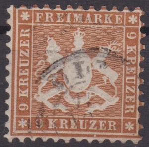 == AD Württemberg Mi. 28b gestado, probado, cat. 220€ == - Imagen 1 de 2