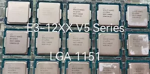 Intel Xeon E3-1280v5 1275v5 1270v5 1245v5 1240v5 1230v5 1225v5 1220v LGA1151 CPU - Picture 1 of 9