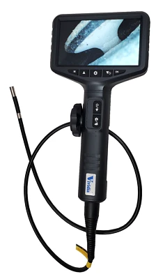 Vividia VA-650 LCD Boroscopio Articulado 2 Vías Monitor 5" 6mm Sonda Cámara Foto 1 de 4