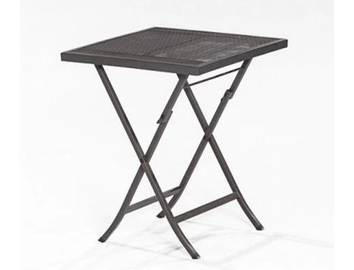 Merxx Gartentisch Klapptisch eckig Samos graphit Stahlgeflecht 60 x 60 cm - Bild 1 von 1